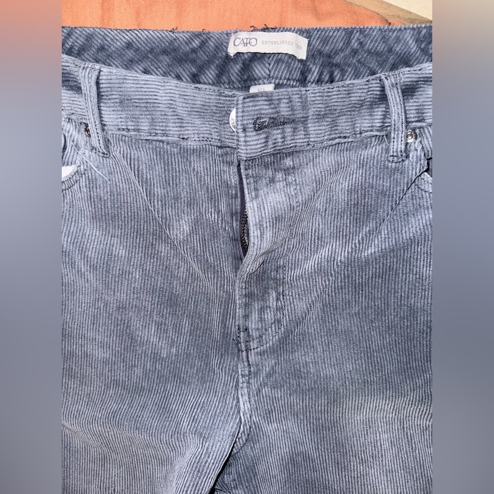 Cato Charcoal Corduroy Pants